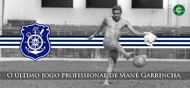 O último jogo profissional de Mané Garrincha
