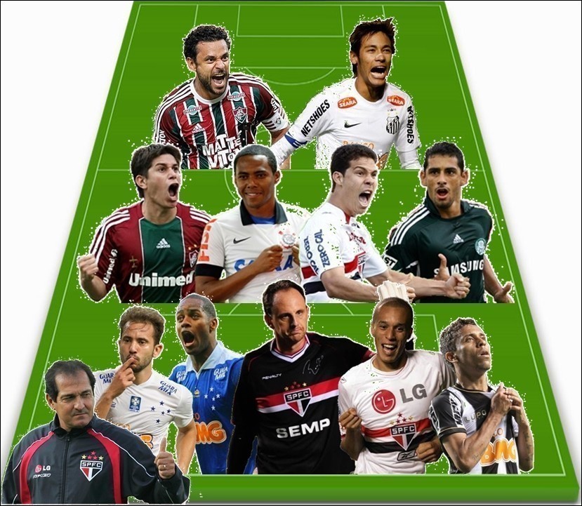Os reis de premiações do Brasileirão