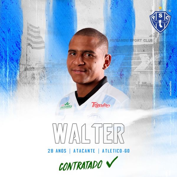 Walter fecha com o Pap&atilde;o da Curuzu para 2018