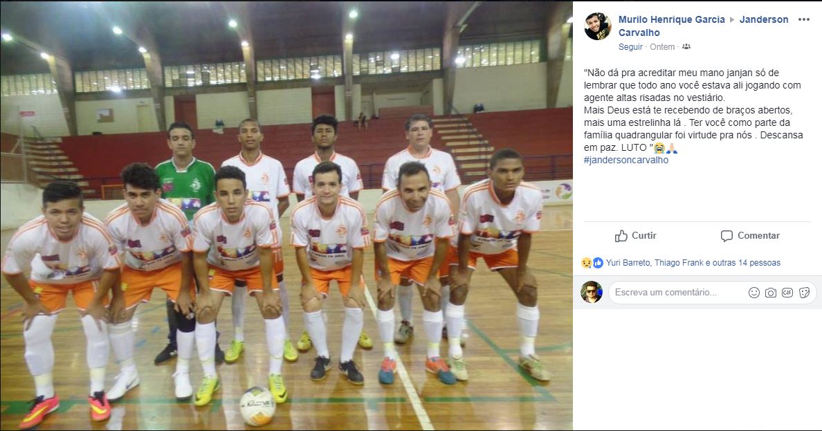 Sert&atilde;ozinho faz homenagem a Janderson morto em acidente de moto