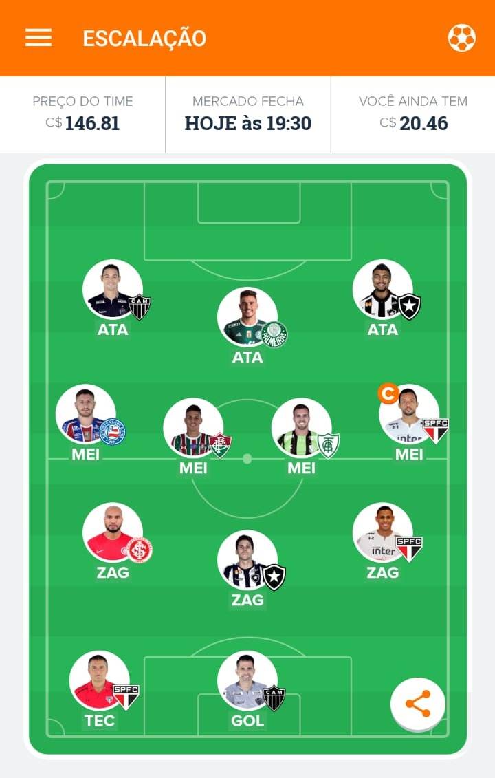 Dicas da 12&ordf; rodada do Cartola FC