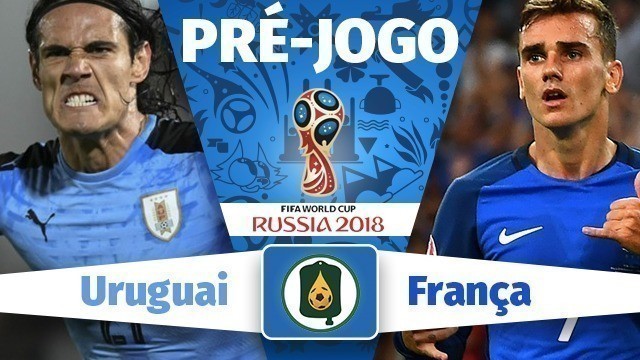 Uruguai x França – Camisas azuis e três taças em campo