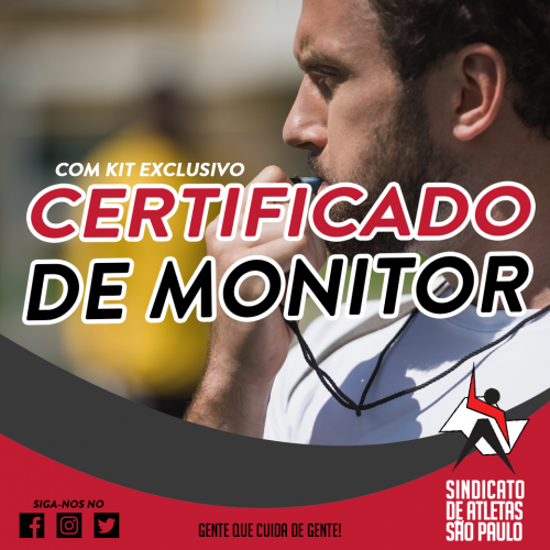 Sindicato de Atletas de SP beneficia ex-atletas profissionais com Certificado de Monitor T&eacute;cnico