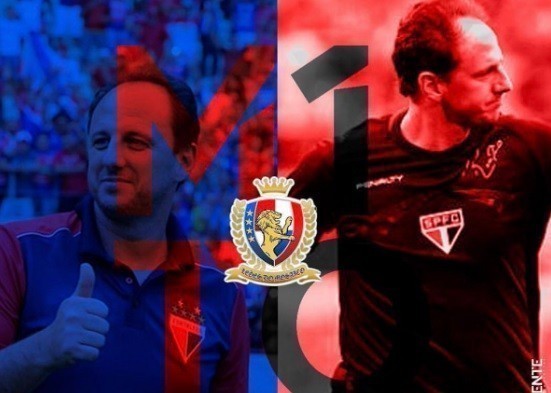 Com mosaico, torcidas de Fortaleza e São Paulo se unem para homenagear Rogério Ceni