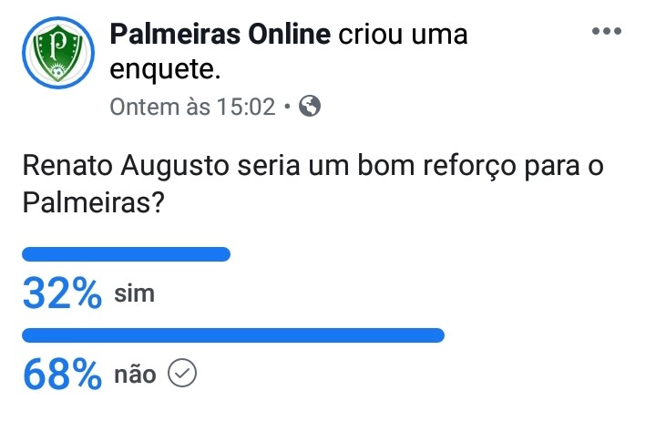 Reprodu&ccedil;&atilde;o / Facebook do Palmeiras Online