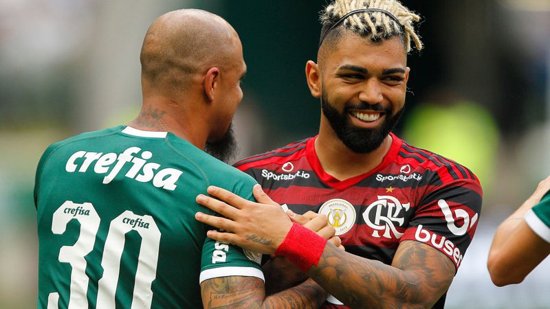Felipe Melo responde nota oficial de torcida organizada do Palmeiras e esclarece foto de seu filho com Gabigol