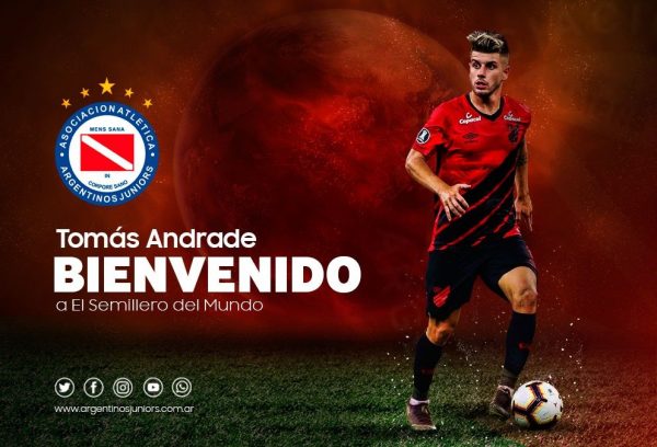 Argentino Juniors anuncia Tomás Andrade para o ano de 2020
