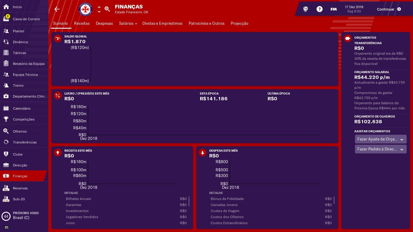 FNV Sagas #1 - Levando o Pará à glória no Football Manager