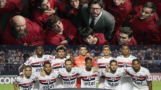 Quais jogadores do São Paulo fariam parte de La Casa de Papel, e quem seriam