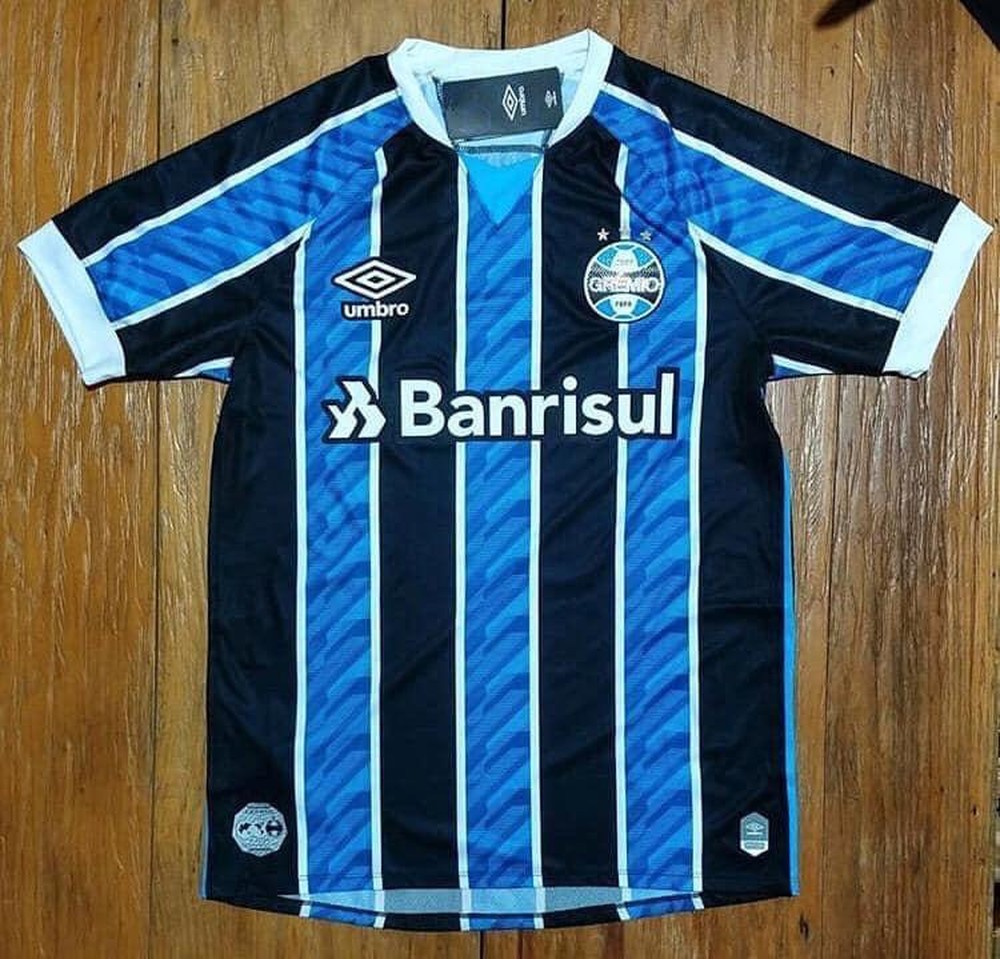 A prov&aacute;vel camisa do Gr&ecirc;mio para 2020