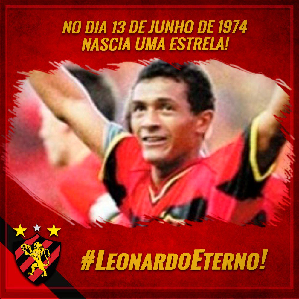 Leonardo, eterno &iacute;dolo do Sport, completaria 46 anos