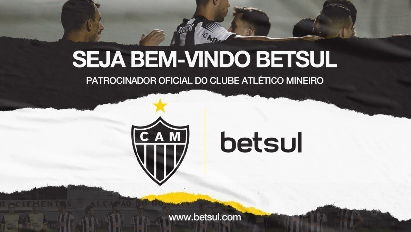 Atl&eacute;tico-MG fecha novo patroc&iacute;nio com site de apostas Betsul