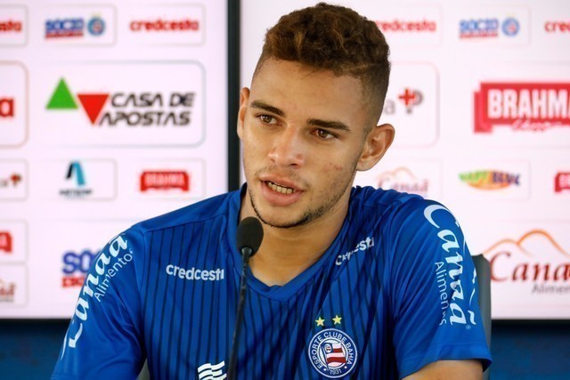Volante Edson comemora perman&ecirc;ncia no Bahia e agradece aprendizado no sub-23