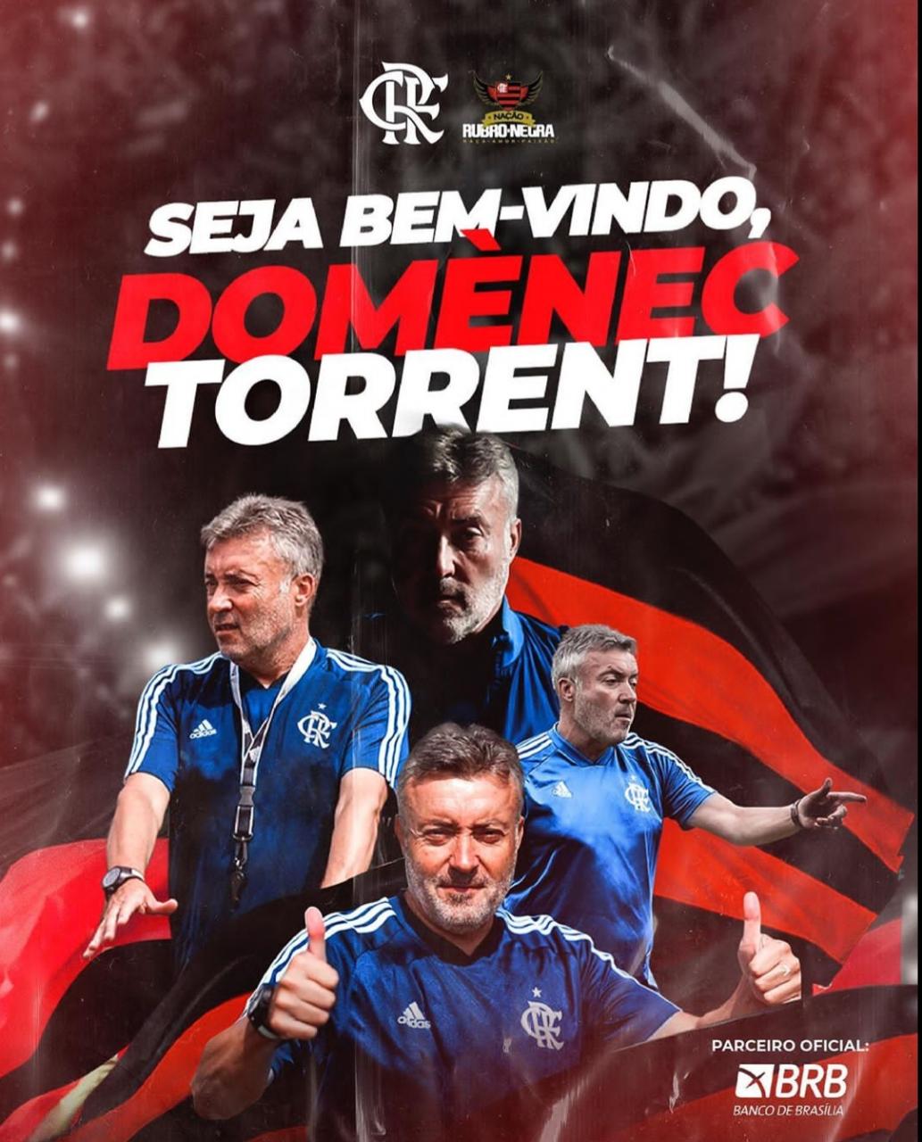 Habemus técnico! Flamengo anuncia a contratação de Domènec Torrent