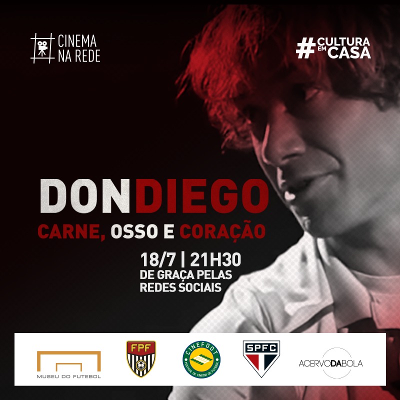 Documentário “Don Diego – Carne, osso e coração” ganha exibição no Museu do Futebol