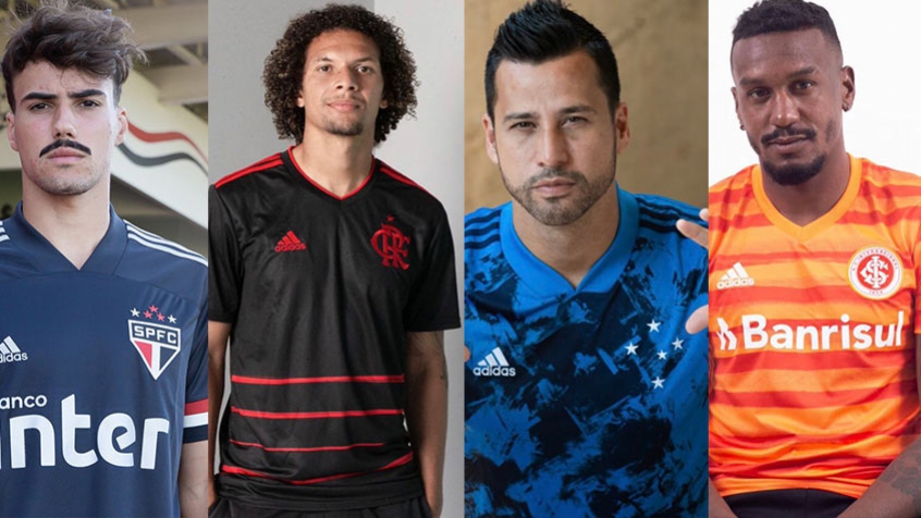 Adidas lan&ccedil;a quatro camisas de clubes da S&eacute;rie A