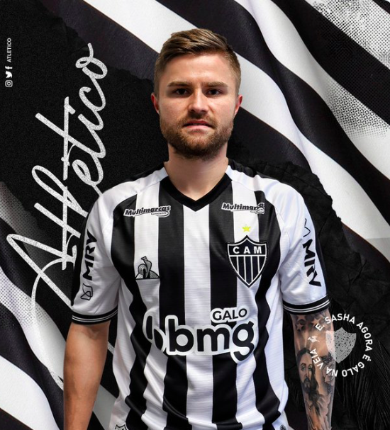 Eduardo Sasha é anunciado pelo Atlético-MG