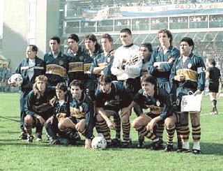 Boca com Maradona, Palermo, Riquelme e Caniggia