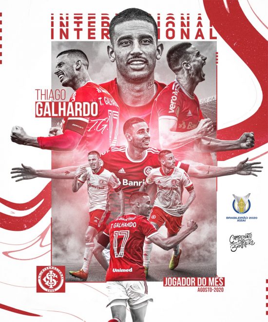 Thiago Galhardo é eleito melhor jogador do Brasileirão no mês de agosto