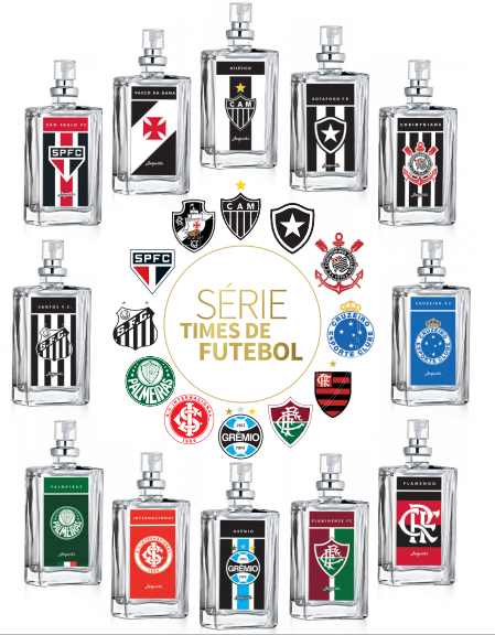 Clubes brasileiros ganham perfumes com fragr&acirc;ncias exclusivas