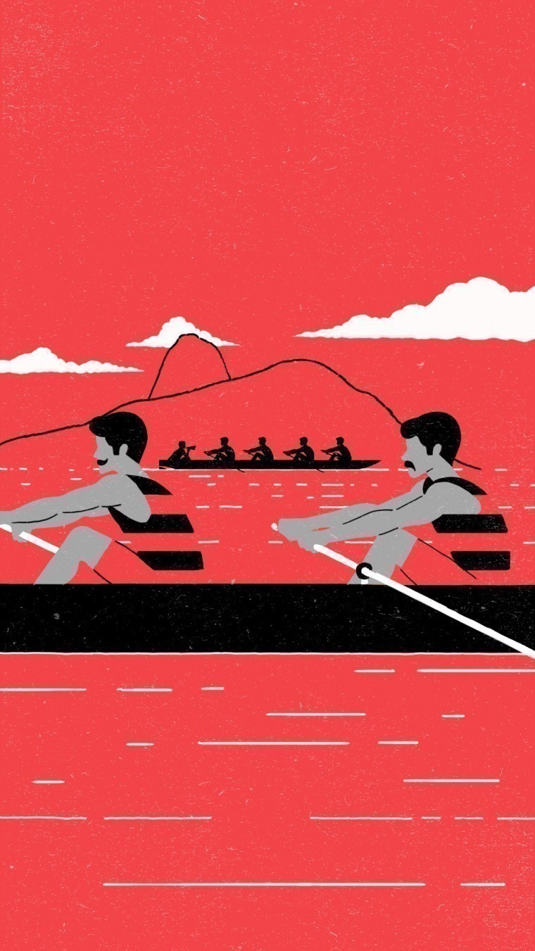 Remadores rubro negros