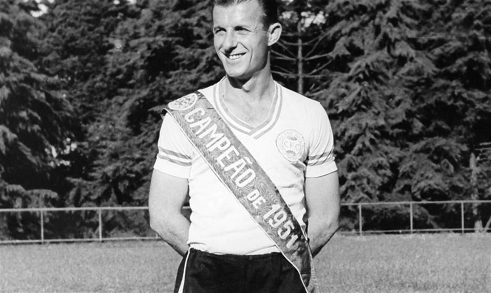 Aroldo Fedatto, o eterno Estampilla Rubia (Foto: Reprodu&ccedil;&atilde;o/Coritiba)
