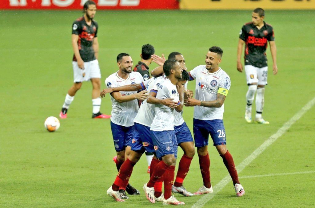 Bahia goleia Melgar e avan&ccedil;a &agrave;s oitavas da Copa Sul-Americana