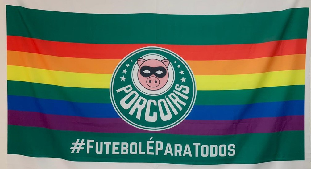 Bandeira LGBTQIA+ ganha espa&ccedil;o na Arena Palmeiras