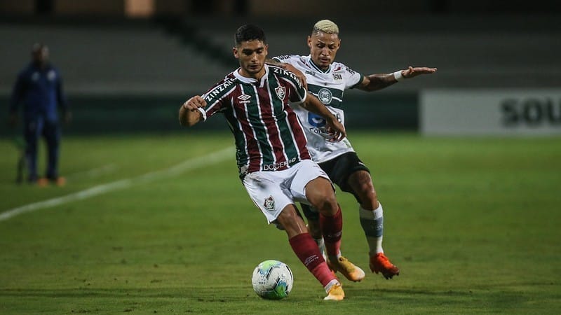 Em jogo de seis gols, Coritiba e Fluminense empatam pelo Brasileirão