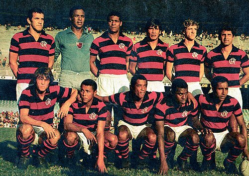 Time do Flamengo em 1970. Foto: Arquivo/Manchete Esportiva