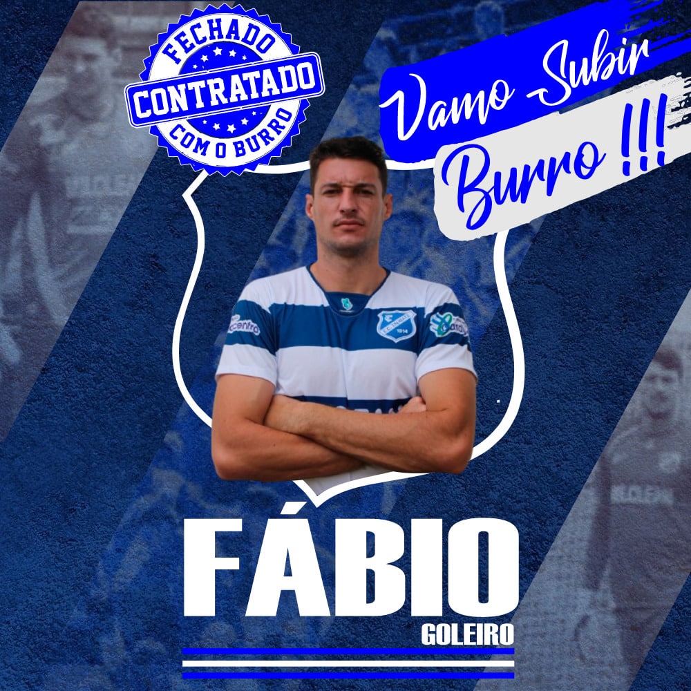 Taubat&eacute; anunciou a volta do goleiro F&aacute;bio