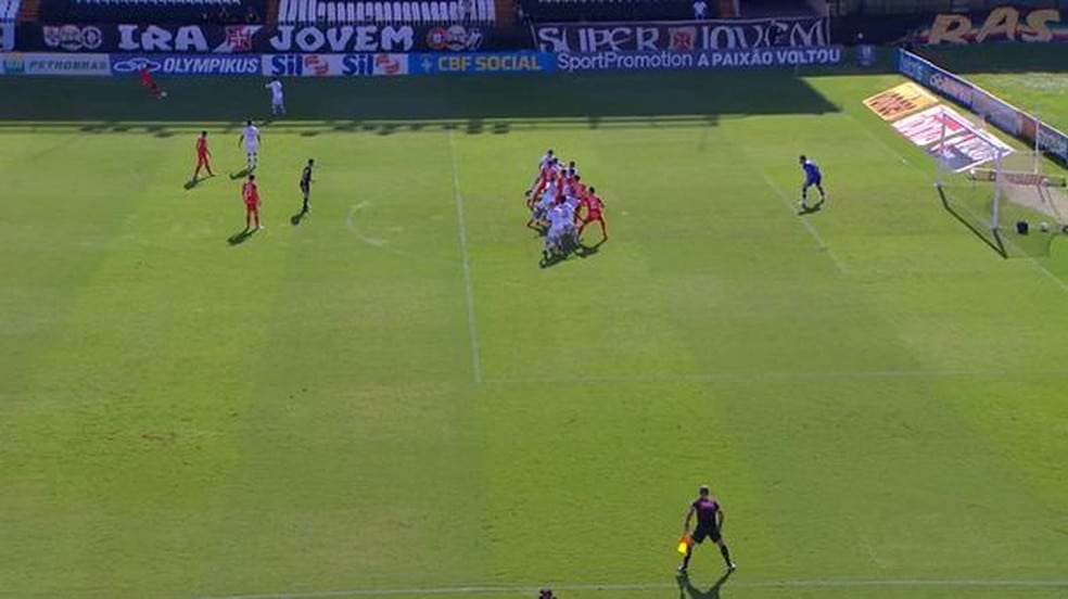 Internacional divulga c&acirc;mera para mostrar o gol contra o Vasco