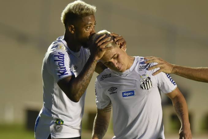 Santos n&atilde;o ter&aacute; Marinho e Soteldo contra o Gr&ecirc;mio