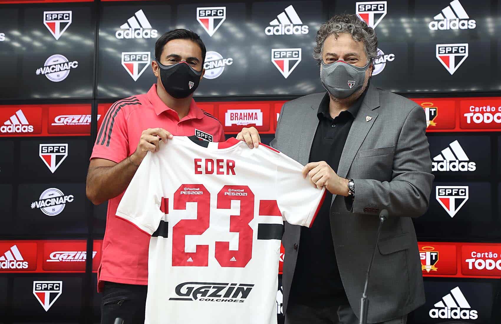 Eder comenta idade e parceria com Miranda