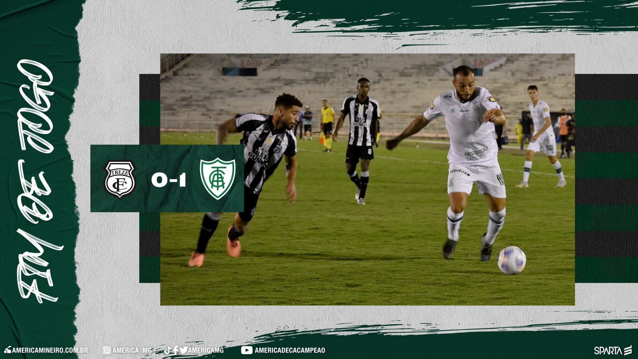 Treze-PB x América-MG como aconteceu – resultado, destaques e reação