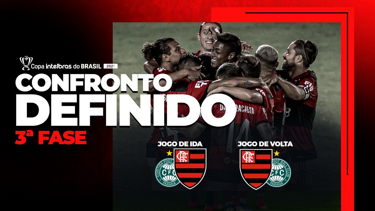 Flamengo conhece seu adversário pela 3ª fase da Copa do Brasil