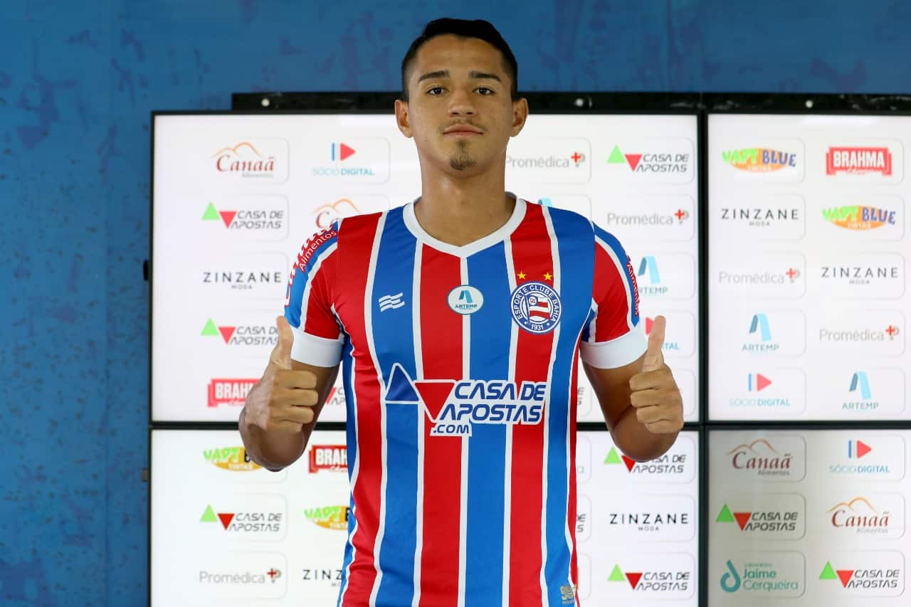 Bahia: Lucas Ara&uacute;jo &eacute; apresentado e fala de grande oportunidade
