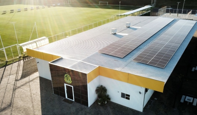 Mirassol &eacute; o primeiro clube do Brasil a ter um centro de treinamento com pain&eacute;is solares