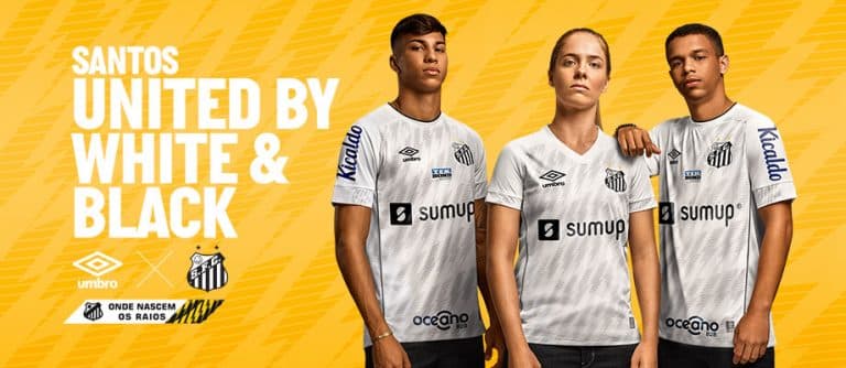 Santos lan&ccedil;a novo uniforme para temporada 2021/2022