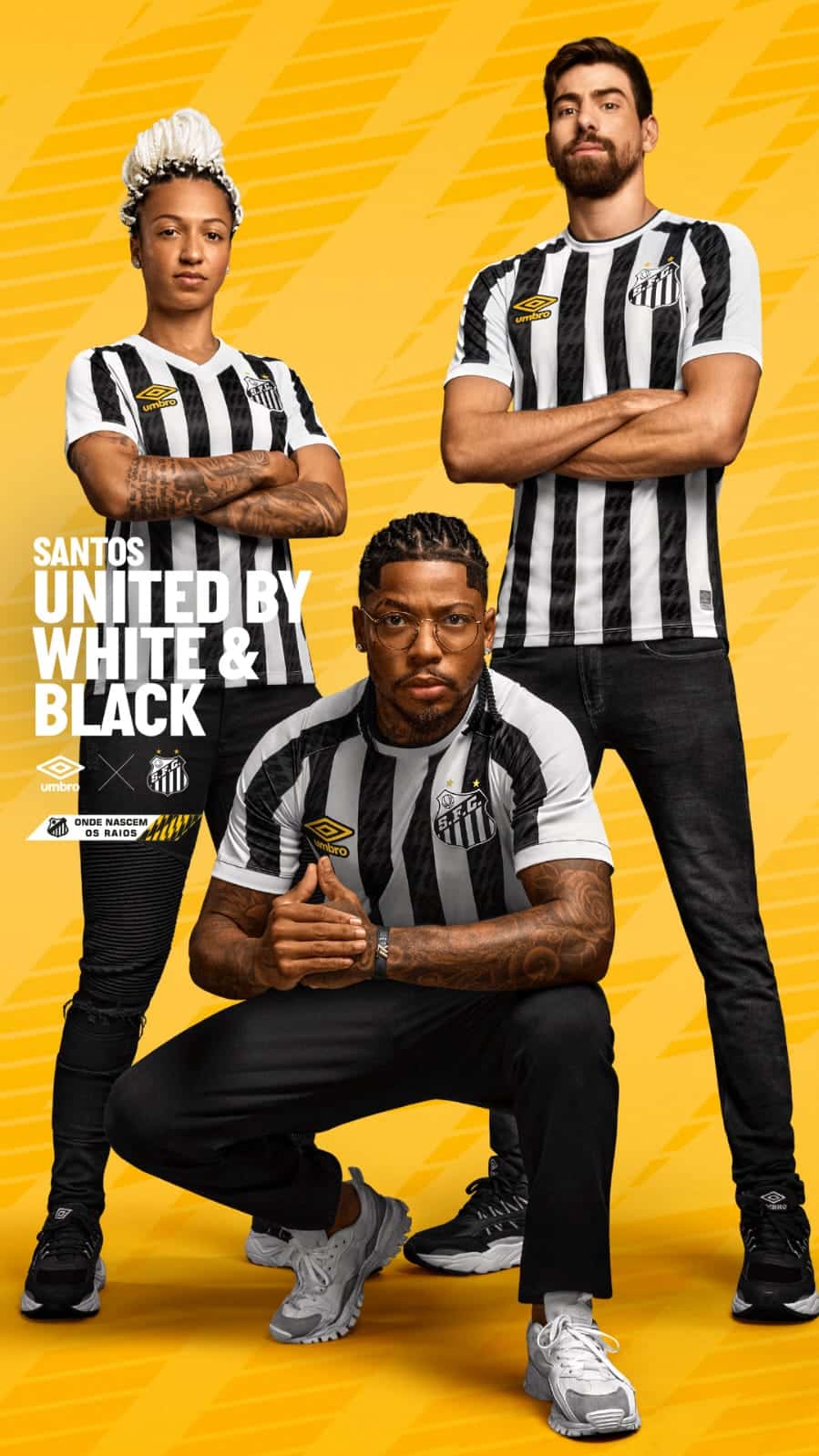 Santos lan&ccedil;a novo uniforme para temporada 2021/2022