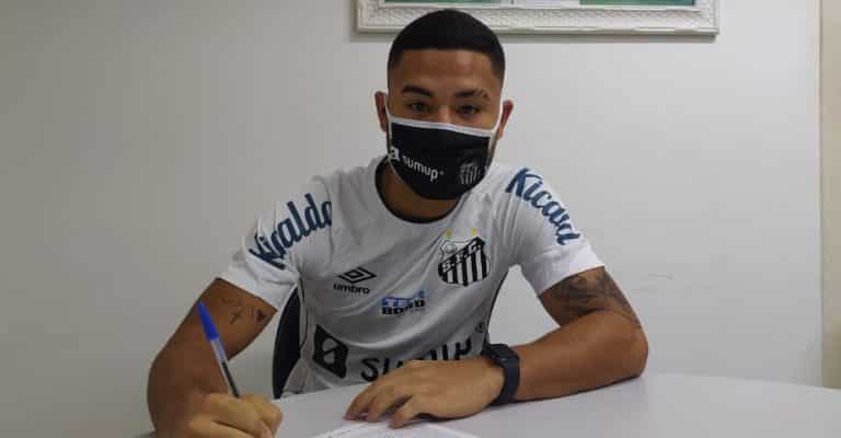 Kevin Malthus renova com o Santos at&eacute; 2026