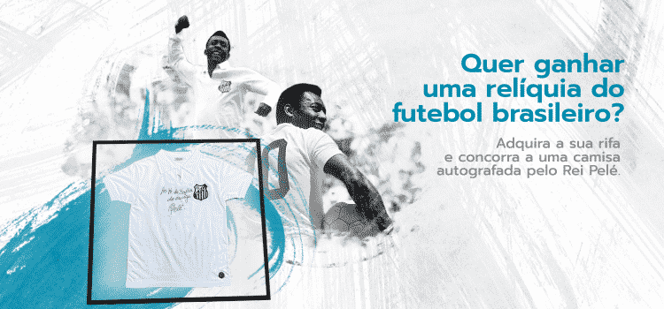 Hospital rifa camisa do Santos autografada por Pel&eacute; para ajudar em reforma