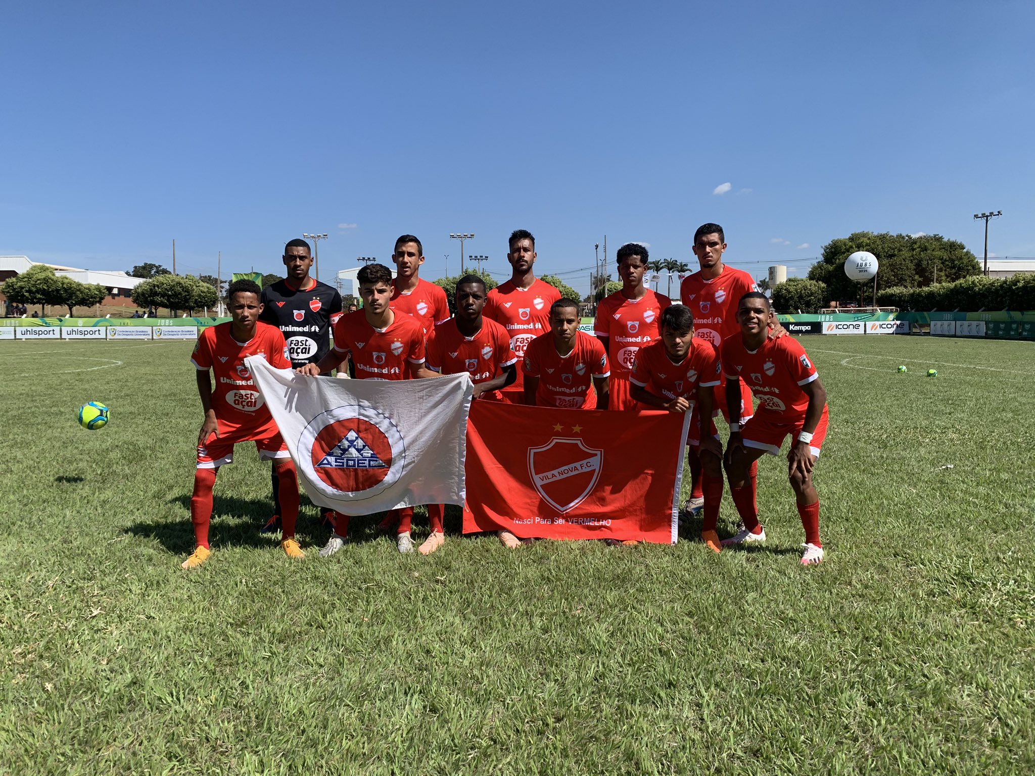 Equipe masculina campeã brasileira dos JUBs 2021 (Foto: Divulgação/Vila Nova Olímpicos)