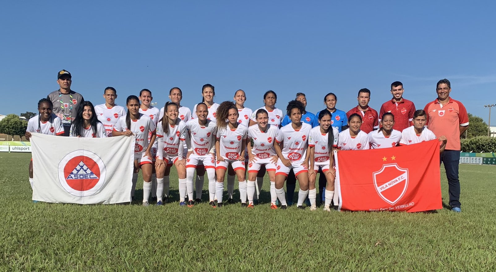 Equipe feminina campeã brasileira dos JUBs 2021 (Foto: Divulgação/Vila Nova Olímpicos)