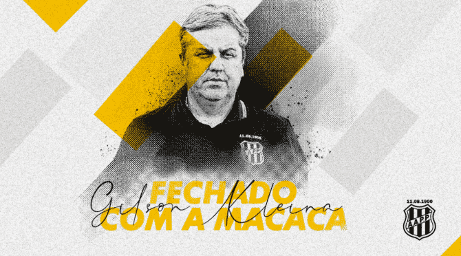 Gilson Kleina é o novo comandante da Ponte e deu o recado: “Me dedicarei ao máximo e estou muito confiante em mais uma vez levar a Ponte à série A”