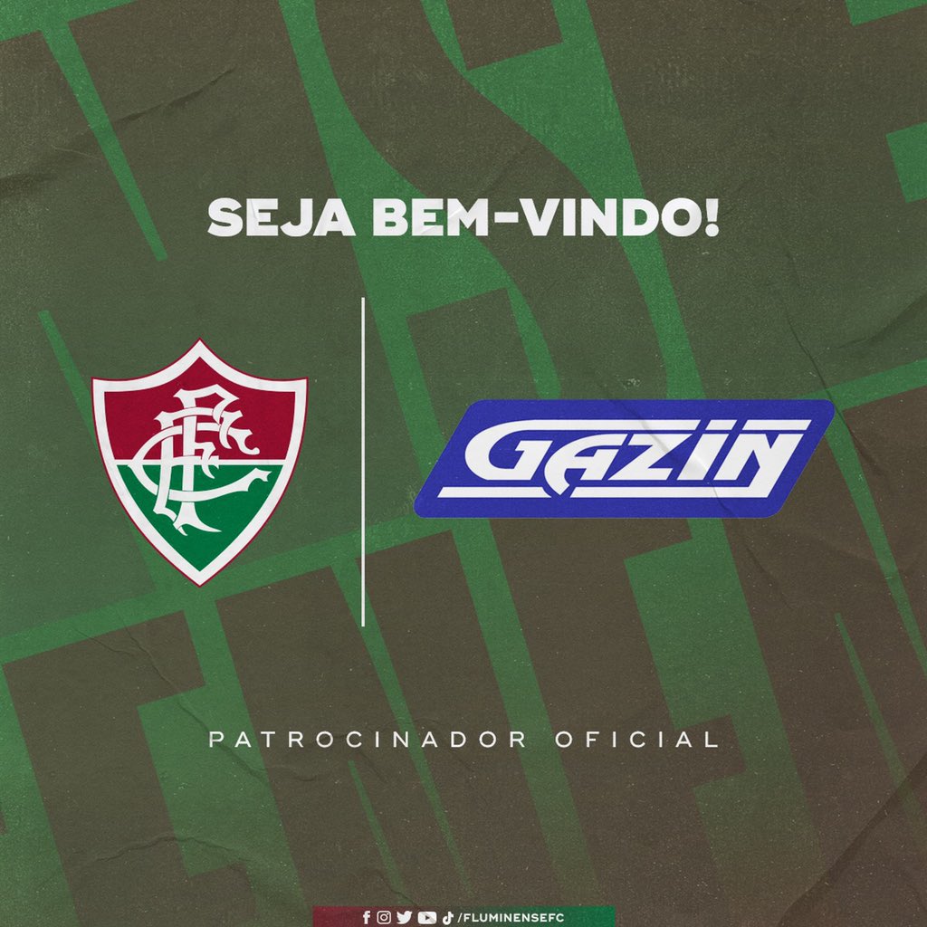 Fluminense anuncia contrato de patroc&iacute;nio assinado com Grupo Gazin