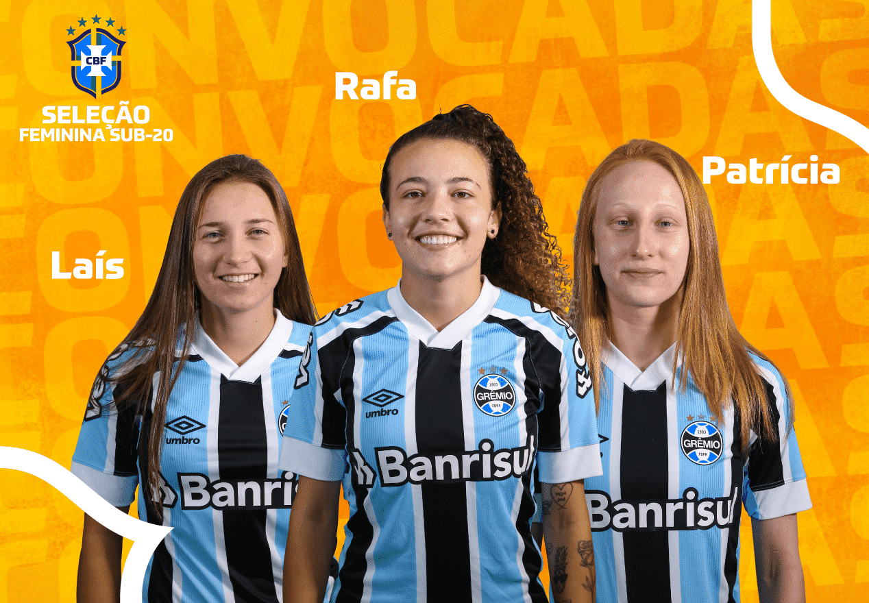 Gurias Gremistas são convocadas para Seleção Sub-20