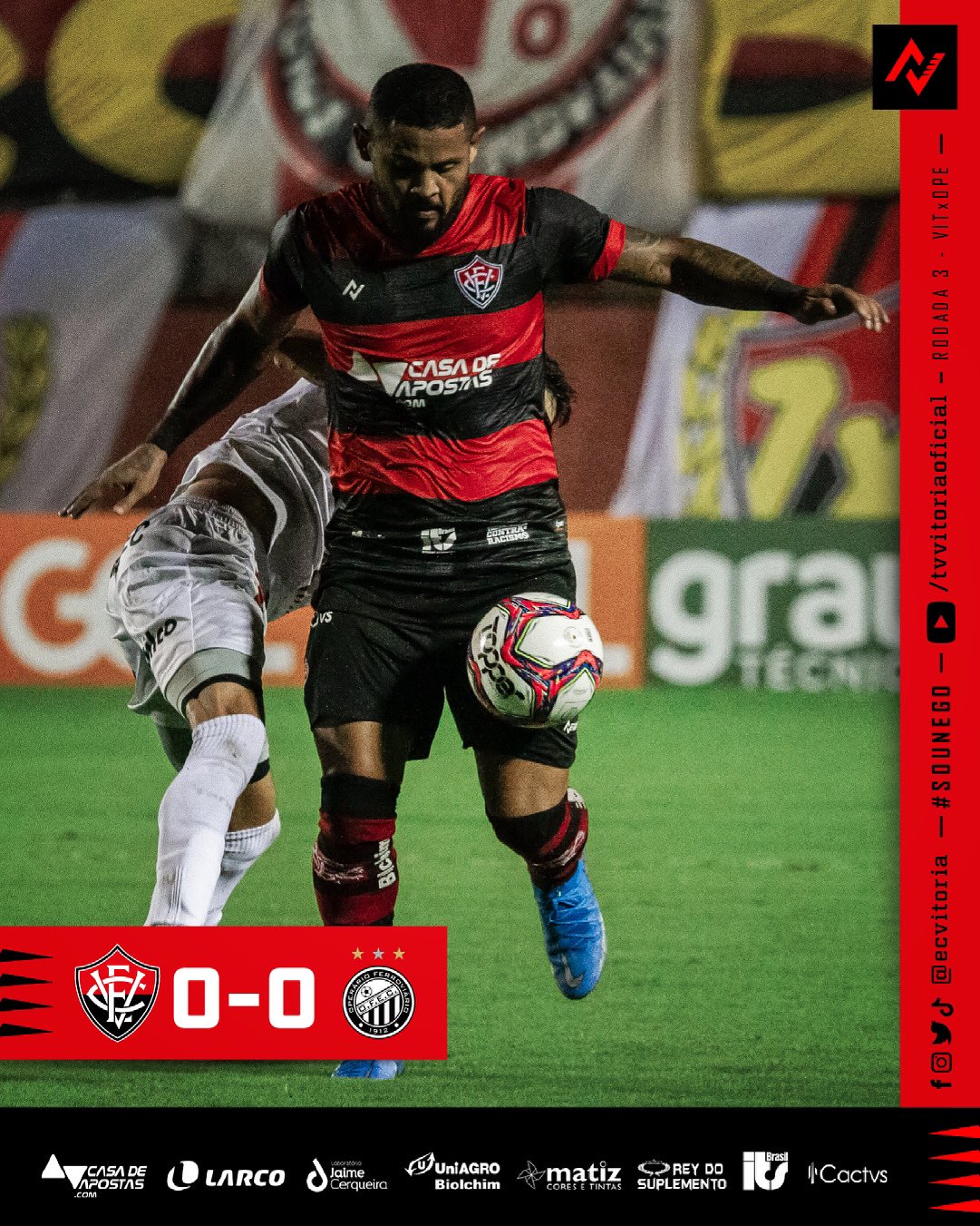 Vit&oacute;ria x Oper&aacute;rio como aconteceu &ndash; resultado, destaques e rea&ccedil;&atilde;o