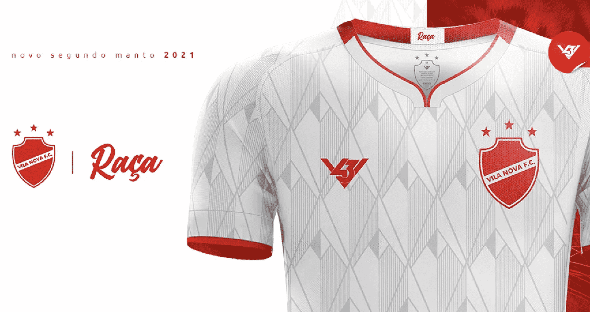 Vila Nova divulga segundo uniforme: &ldquo;Manto da Ra&ccedil;a&rdquo;