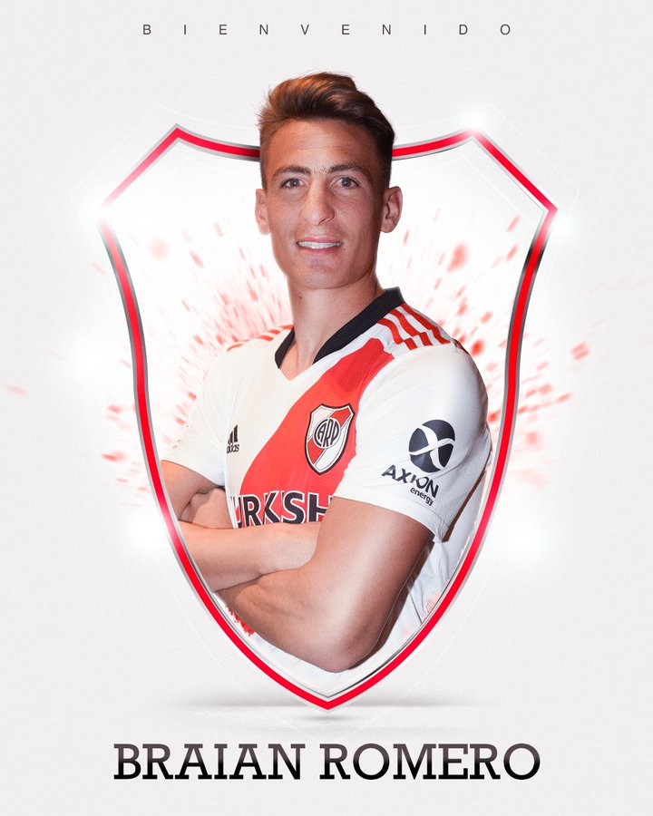 River Plate anuncia a contrata&ccedil;&atilde;o de Braian Romero